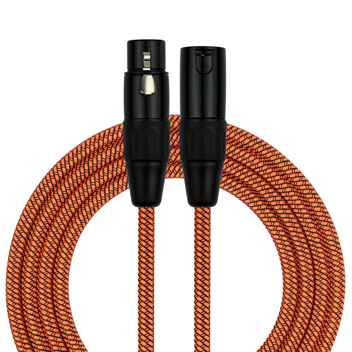 Kirlin Entry Woven 20ft Xlr - Xlr Cable - Orange