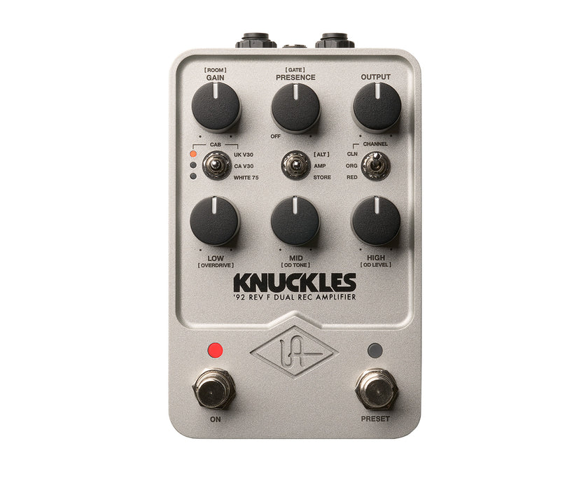 Universal Audio UAFX Knuckles 92 Rev F Dual Rec Amplifier Pedal