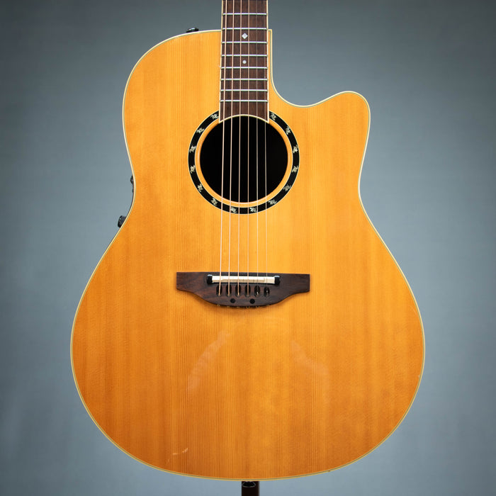 Ovation 2771AX Standard Balladeer w/Case - Natural - Preowned