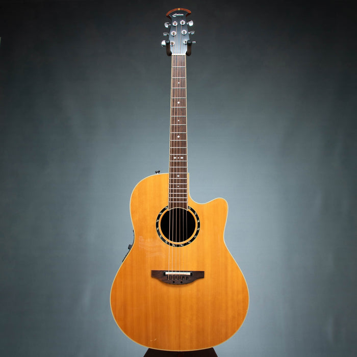 Ovation 2771AX Standard Balladeer w/Case - Natural - Preowned