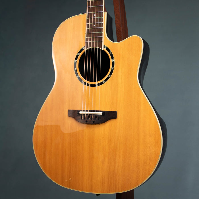 Ovation 2771AX Standard Balladeer w/Case - Natural - Preowned