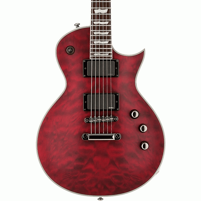 ESP LTD EC-401 Quilt Maple Eclipse Electric Guitar - See Thru Black Cherry