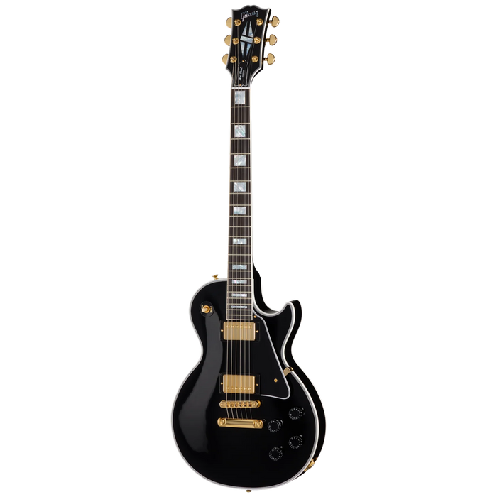 Gibson Custom Les Paul Custom Long Scale Electric Guitar - Ebony