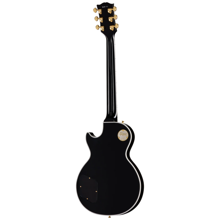 Gibson Custom Les Paul Custom Long Scale Electric Guitar - Ebony