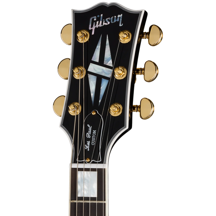 Gibson Custom Les Paul Custom Long Scale Electric Guitar - Ebony