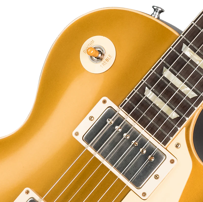 Gibson Custom 1957 Les Paul Goldtop Reissue VOS Electric Guitar - Double Gold Dark Back