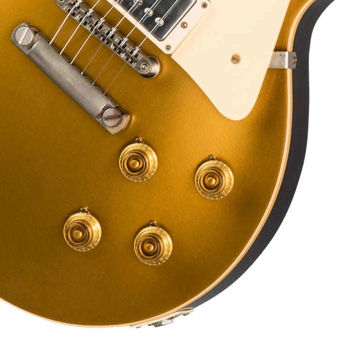 Gibson Custom 1957 Les Paul Goldtop Reissue VOS Electric Guitar - Double Gold Dark Back