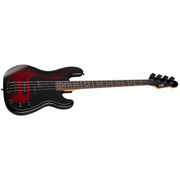 LTD Surveyor 204 Bass Guitar - Red Burst