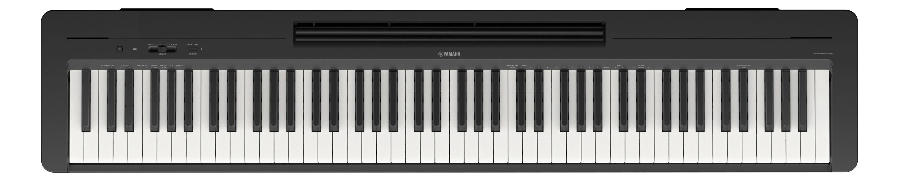 Yamaha P-145BT Portable Digital Piano - Black
