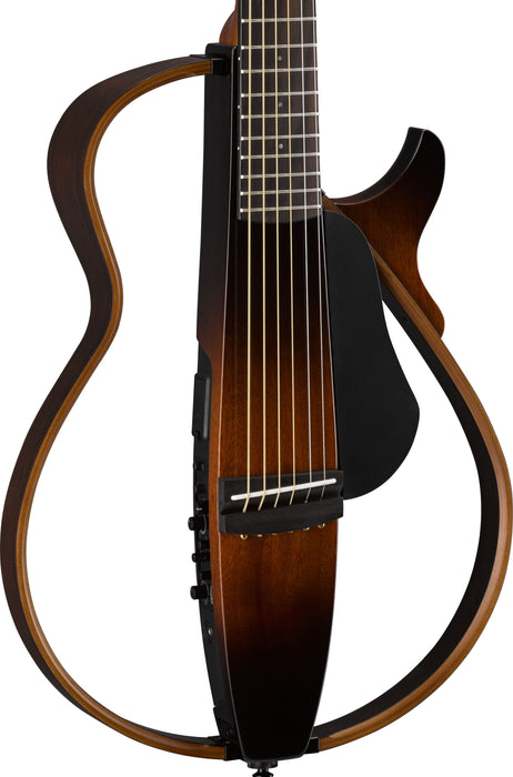 Yamaha SLG200S Silent Guitar Steel String - Tobacco Brown Sunburst