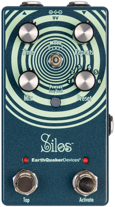 EarthQuaker Devices Silos Three-Mode Delay Effects Pedal