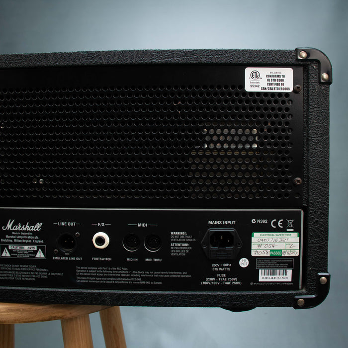 Marshall JVM210H 100W Guitar Amp Head w/Cover & Footswitch - Preowned