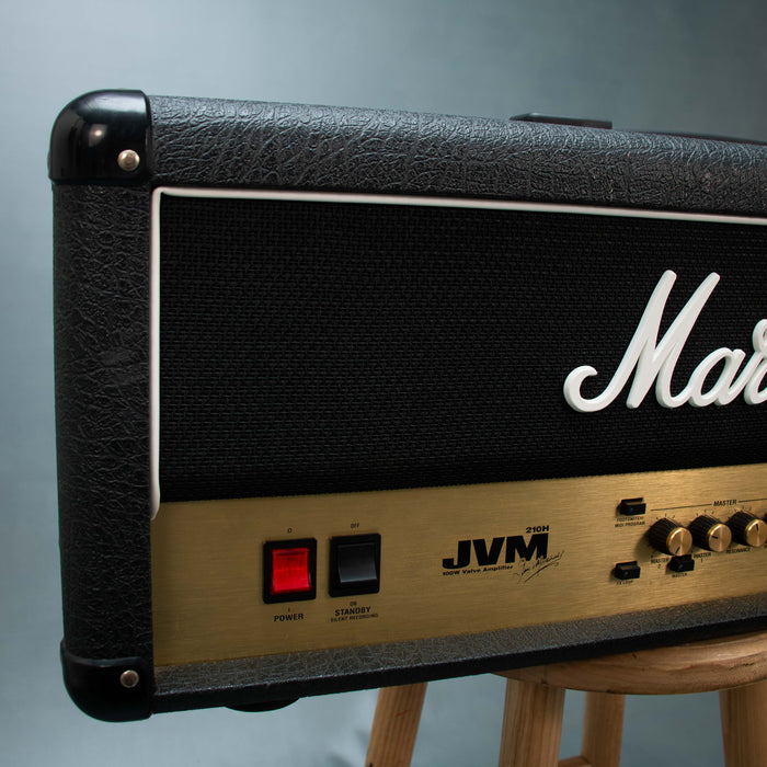 Marshall JVM210H 100W Guitar Amp Head w/Cover & Footswitch - Preowned