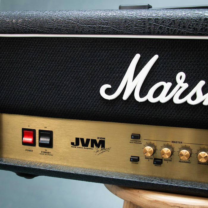 Marshall JVM210H 100W Guitar Amp Head w/Footswitch and Box - Preowned