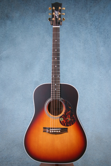 Maton Troubadour Dreadnought Acoustic Electric Guitar - Sunburst - 0013