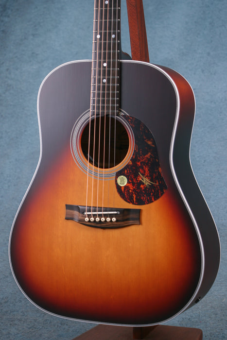 Maton Troubadour Dreadnought Acoustic Electric Guitar - Sunburst - 0013