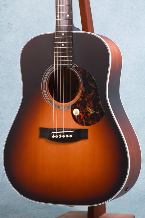 Maton Troubadour Dreadnought Acoustic Electric Guitar - Sunburst - 03482EE