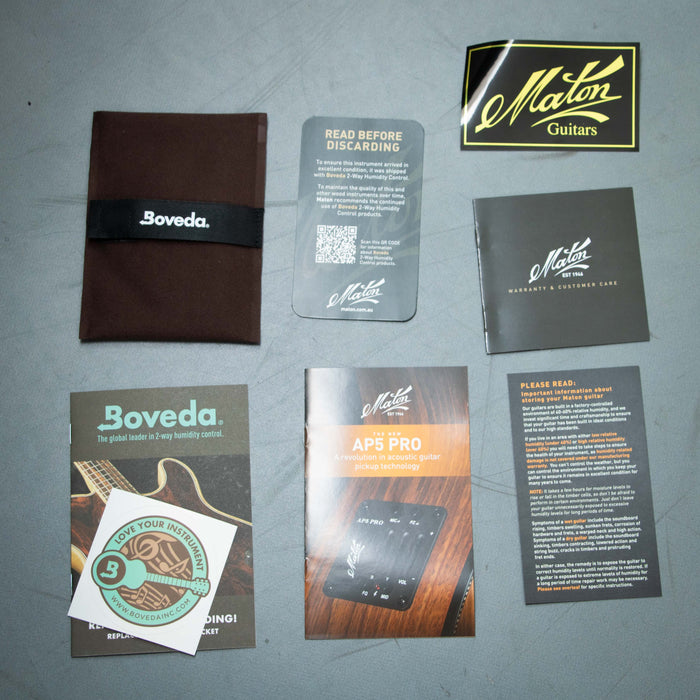 Maton Troubadour Traditional Acoustic Electric - Sunburst - 0538 2FA-3