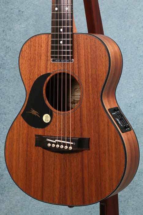 Maton EMBW6-LH Mini Blackwood Left Handed Acoustic Electric Guitar w/Case - 171192EE