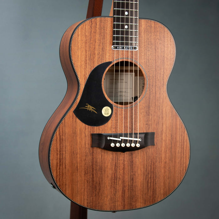Maton EMBW6-LH Mini Blackwood Left Handed Acoustic Electric Guitar w/Case - 18565 2FI