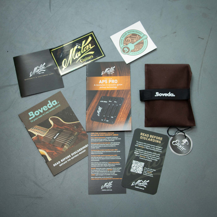 Maton EBW808C Blackwood Series Acoustic Electric Guitar w/Case - 33588