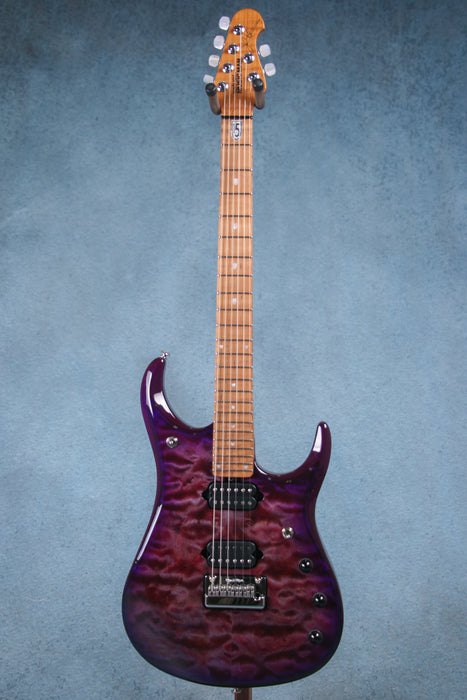 Ernie Ball Music Man JP15 Electric Guitar - Purple Nebula Quilt Top - H07844