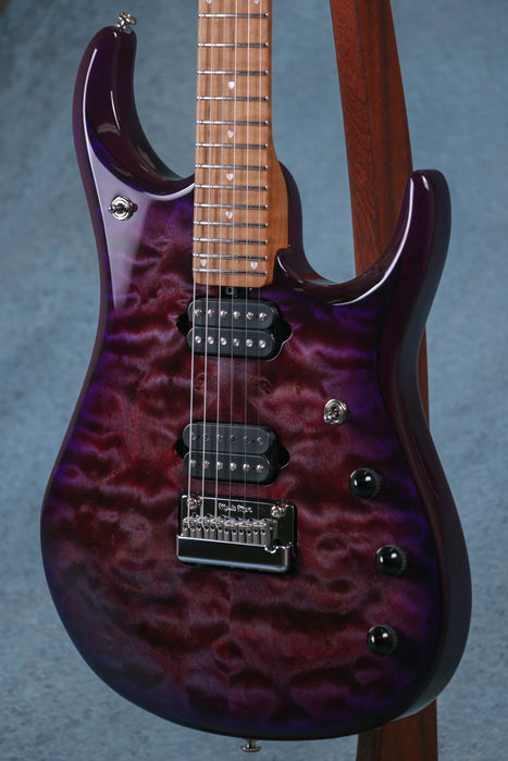 Ernie Ball Music Man JP15 Electric Guitar - Purple Nebula Quilt Top - H07844