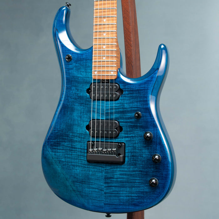 Ernie Ball Music Man JP15 Electric Guitar - Ultramarine Flame - H09852