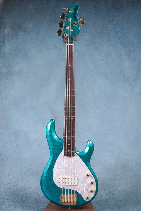 Ernie Ball Music Man StingRay Special 5 Bass Guitar - Ocean Sparkle - K05389