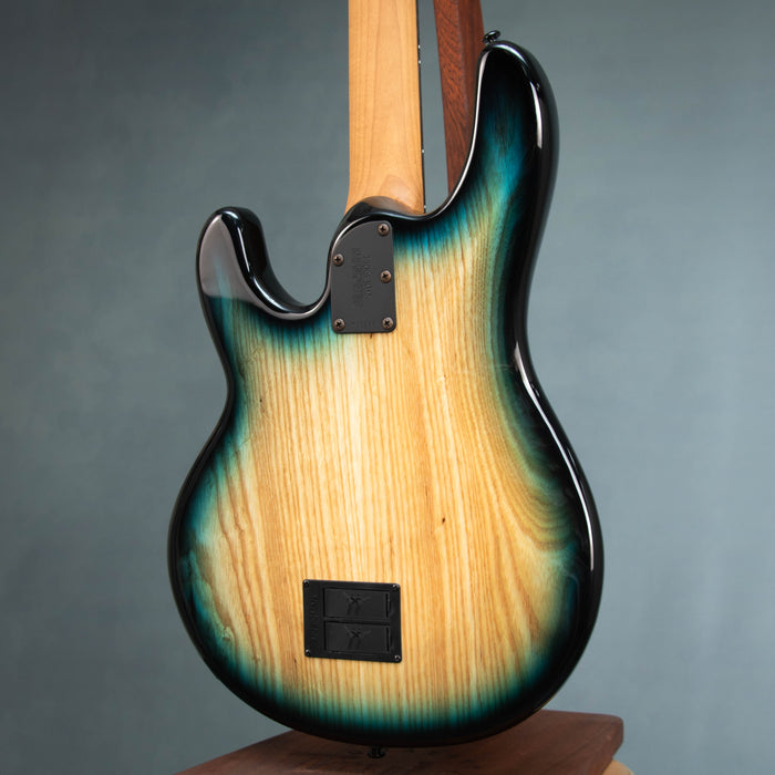 Ernie Ball Music Man StingRay Special Bass Guitar - Mean Blue Burst - K10278
