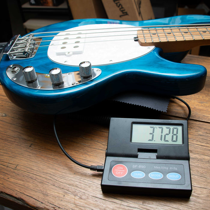 Ernie Ball Music Man Short Scale StingRay - Translucent Blue - K14703