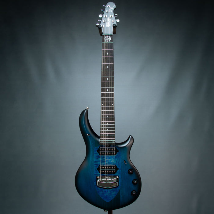Ernie Ball Music Man Majesty 7 String Electric Guitar - Blue Silk - M019800