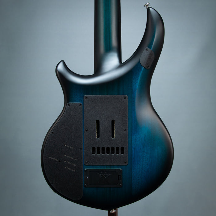 Ernie Ball Music Man Majesty 7 String Electric Guitar - Blue Silk - M019800