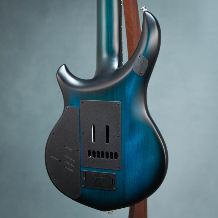 Ernie Ball Music Man Majesty 7 String Electric Guitar - Blue Silk - M019800