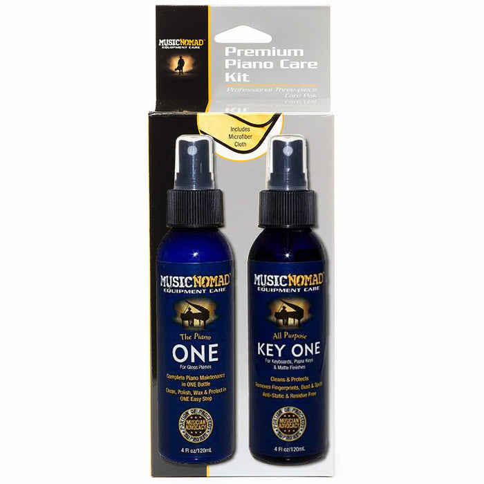 Music Nomad Premium Piano Care Kit 3-Pce