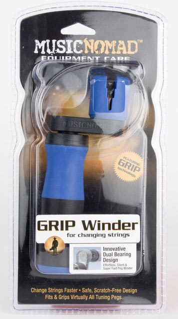 Music Nomad Grip Winder Rubber Lined, Dual Bearing Peg Winder