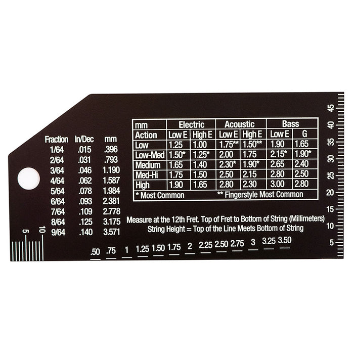 Music Nomad Precision String Action Gauge