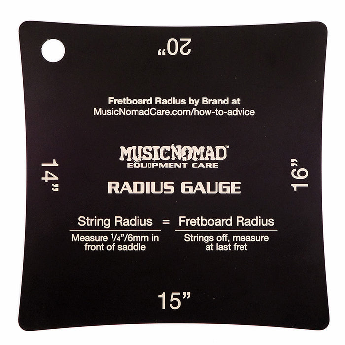 Music Nomad Precision Radius Gauge Set 2-Pce