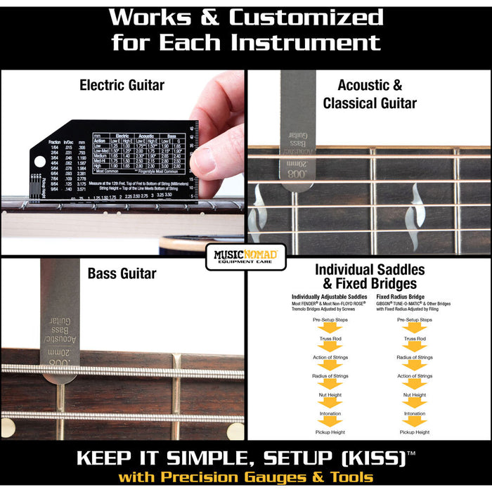 Music Nomad Precision Setup Gauge Set 6-Pce