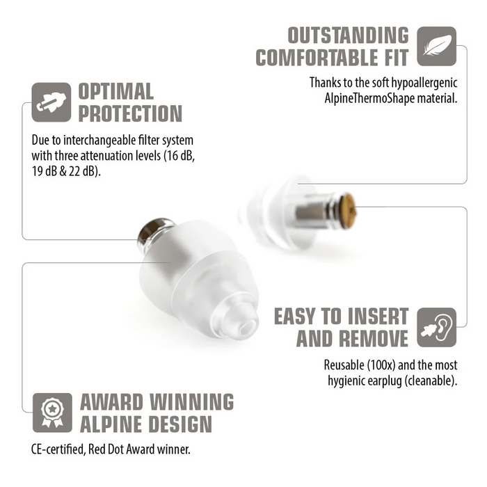 Alpine MusicSafe Pro Transparent Earplugs