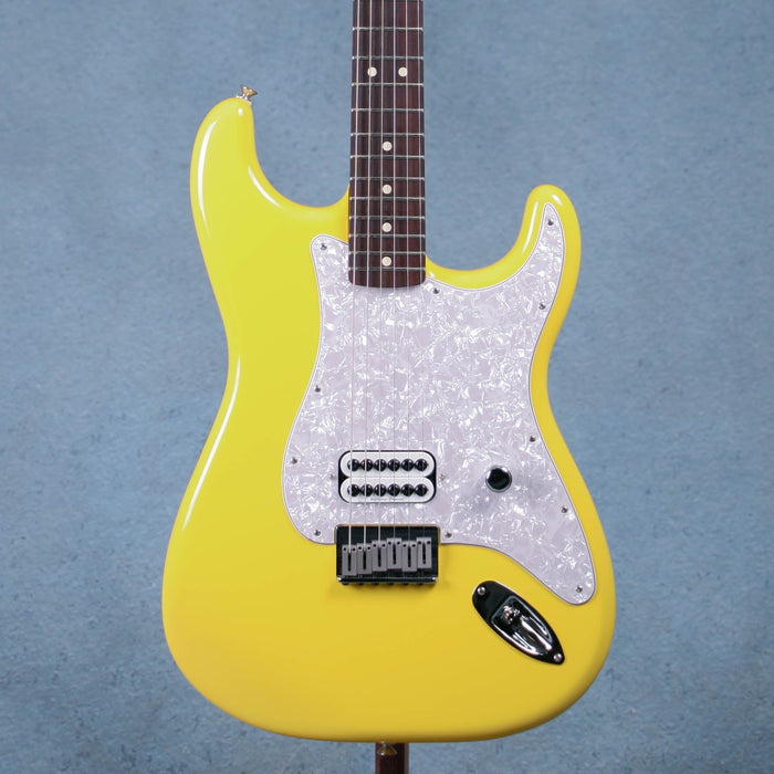 Fender Limited Edition Tom Delonge Stratocaster w/Bag - Graffiti Yellow - Preowned