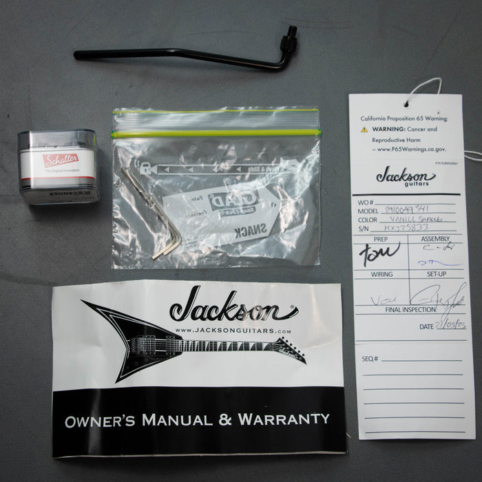 Jackson Pro Origins 1985 San Dimas SD1A H FR w/Bag - Vanilla Shake - Preowned
