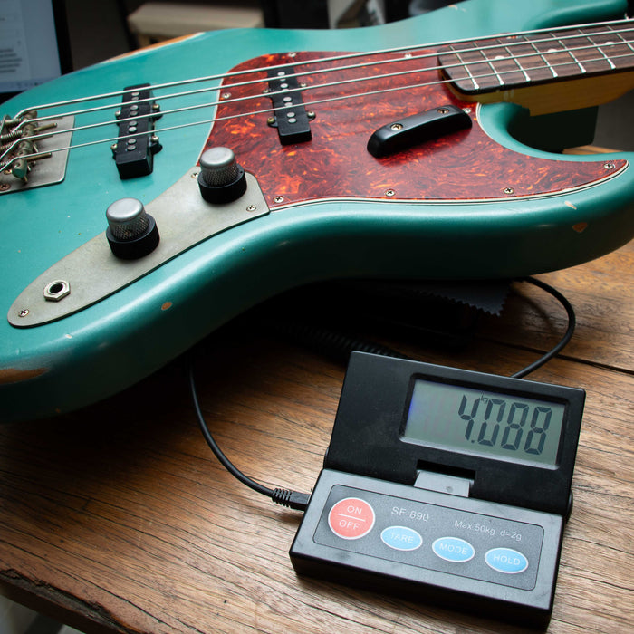 Nash JB-63 Bass Guitar w/Case - Sherwood Green - Preowned