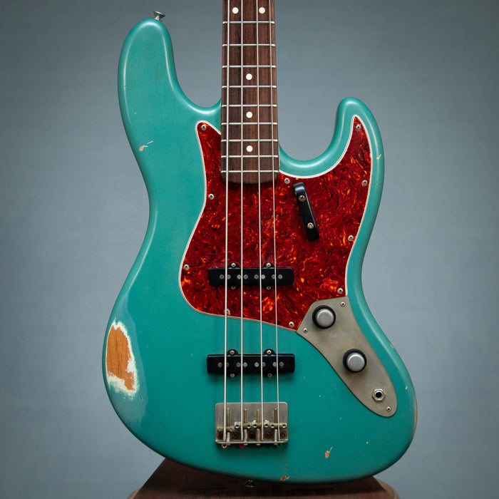 Nash JB-63 Bass Guitar w/Case - Sherwood Green - Preowned