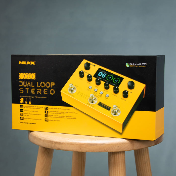 NU-X Monarch Series Dual Loop Stereo Pedal w/Box - Preowned