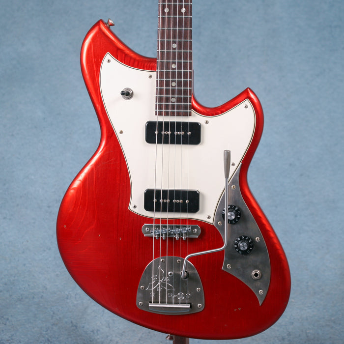 Novo Serus J Light Distress Electric Guitar - Candy Apple Red