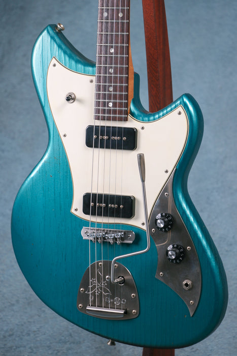 Novo Serus J Light Distress Electric Guitar - Ocean Turquoise