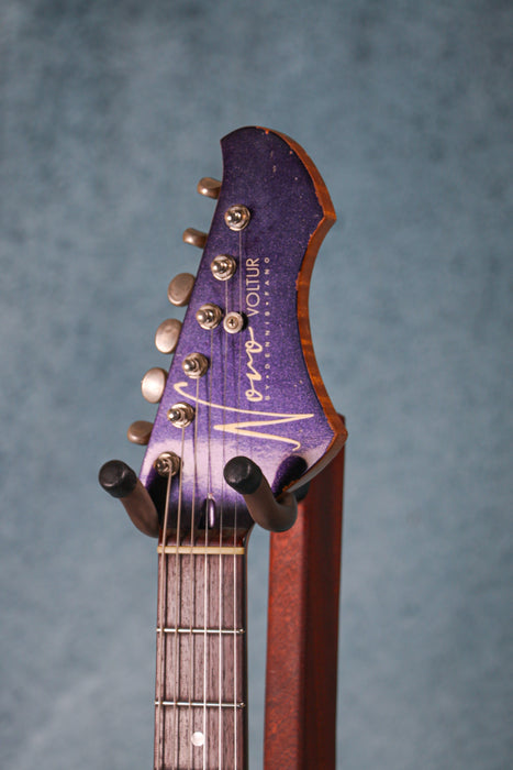 Novo Voltur J Light Distress Electric Guitar - Purple Stranger