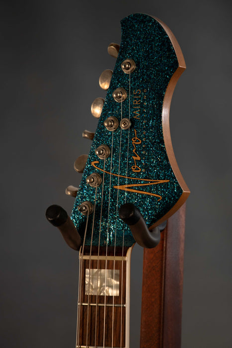 Novo Miris H2 Extra Light Distress Electric Guitar - Merman Sparkle - 25084