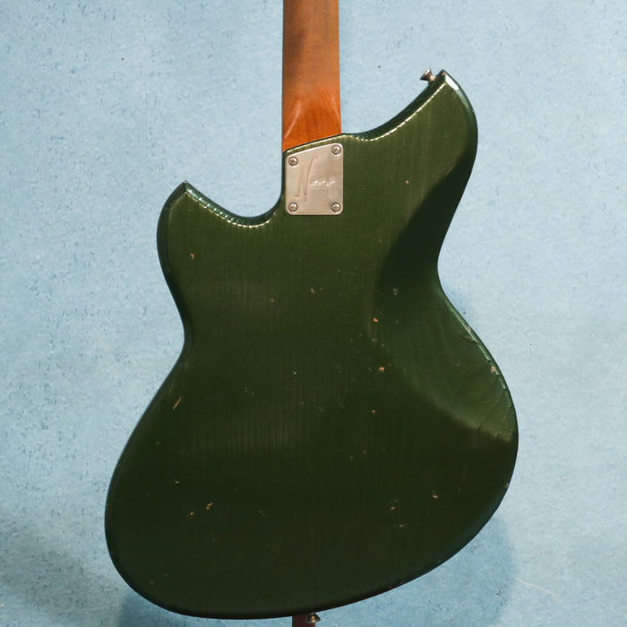Novo Serus J Baritone Light Distress Electric Guitar - Cadillac Green